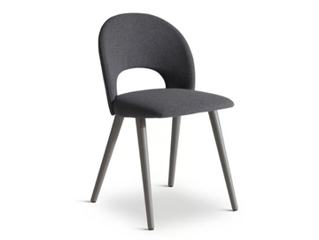 DIXIE 542 - Upholstered fabric chair open back by Origins 1971 - view 2
